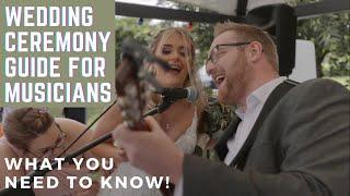 How to Perform Music at a Wedding Ceremony | Tips for Musicians