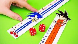 SONIC VS GOKU (Sonic The Hedgehog VS Dragon Ball) and other PAPER GAME TO PLAY WITH FAMILY