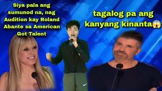 Siya pala ang sumunod, kay Roland_Abante_na, nag audition sa American Got Talent(Kung Sakali)