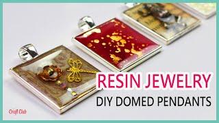 RESIN JEWELRY For Beginners: Using doming resin DIY