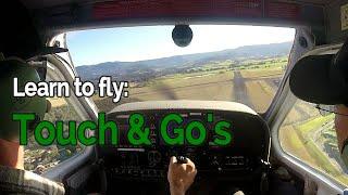 RECREATIONAL PILOT CERTIFICATE: Flying Lesson #7 - Touch & Go's + Sideslips | Audio