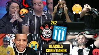 REAÇÕES dos CORITNIANOS FURIOSOS com o EMPATE FRUSTRANTE - CORINTHIANS 2X2 RACING [REACT SULA]