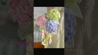 Tutorial for making twisted stick hydrangea #diyworldwide #DIY #howtomake  #tutorial