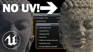 World Aligned Nodes & Texturing Objects With No UVs | Unreal Engine Materials
