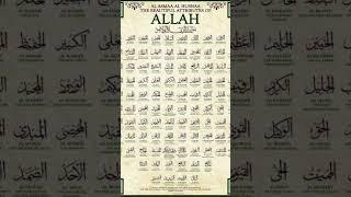 all 99 names of Allah