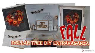 Fall Dollar Tree DIY Extravaganza  | Falling Into Fall Series 2020