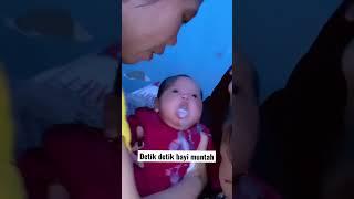 Detik-detik Bayi muntah #shortvideo