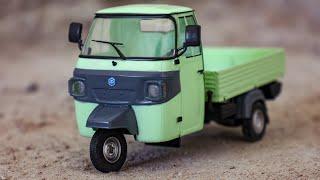 Unboxing Of Mini Piaggio Ape Classic 1:32 Italeri Diecast Model Auto Rickshaw