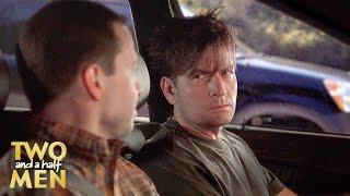 Charlie Drives Alan to Work | Two and a Half Men