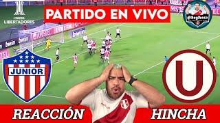 JUEGA EL PERU JUNIOR 1-1 UNIVERSITARIO EN VIVO - COPA LIBERTADORES 2024Reaccion Peruano