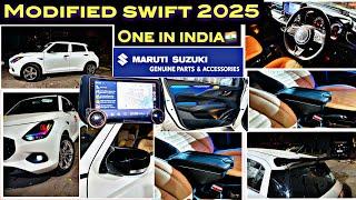 Swift Modified 2025 lxi to zxi  Swift 2025 Modification  Maybach Grill  Taillight  Ambient light