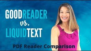 Comparison of PDF Readers: GoodReader and LiquidText