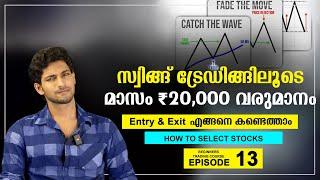 swing trading ലൂടെ മാസം ₹20000 വരുമാനം നേടാം  | Trading Course Ep 08