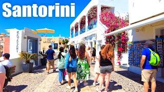 Fira - Santorini - Greece - 4K Walking Tour - May 2024