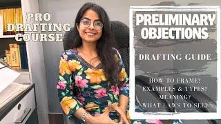 All about Preliminary objections| Draft PO, examples and laws to frame PO