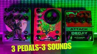 3 Sounds with 3 Guitar Pedals - 333, Episode 1!