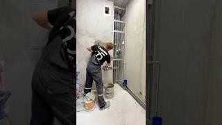Прокладка труб в санузле своими руками #коммуникация #ремонт #стройка #гидроизоляция #трубопровод