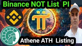 Binance NOT Listing PI || Athene Network ATH BingX Listing || Celia & Marina Protocol Update