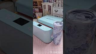 ASMR Unboxing & Testing my HTVRONT Auto Tumbler Heat Press #asmr #shorts #craft