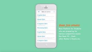 Bank Job Updates APP - Demo Video