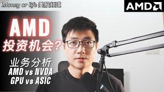 AMD被低估，是否有投资价值？| AMD vs NVDA 业务对比 | 通用芯片 vs 定制芯片对比 | CPU GPU ASIC FPGA | AI加速计算 | 人工智能 | Lisa Su