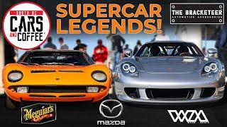 SUPERCAR LEGENDS - MIURA vs. CGT. Plus full carbon M3-powered classic BMW. South OC Cars and Coffee.