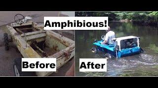 Amphibious Vehicle, Modifying an Old Coot and Driving it into the Water!