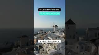 10 Bucket list destinations ⬇️ #shorts