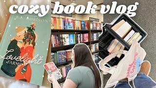 HOLIDAY BOOK SHOPPING cozy book shopping vlog, barnes and noble vlog, book haul