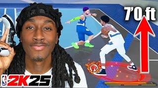 SHUTTING DOWN 2v2 Rush W/ My 7'0 PG In NBA 2k25