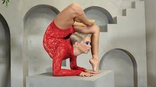 Circus Girl. Contortion Training. Flexshow.