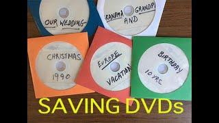 How To PRESERVE & Save HOME MOVIES/HOME VIDEO - Saving DVDs