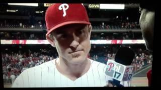 Chase Utley Calls Chris Wheeler "Muff"