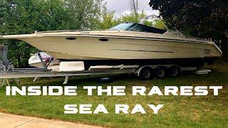 $154,000 BOAT TOUR | 32 Year Old SEA RAY 380 SUN SPORT Walkthrough and RESTORATION Update