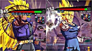 (SIDE BY SIDE) SHALLOT DOING ALL "MAJIN BUU SAGA (Z)" SPECIAL MOVES  IN DRAGON BALL LEGENDS