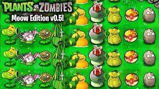 Plants vs Zombies Meow Edition v0.5 (Part 2) | Sniper Cat, Sea Superman, Butter & More | Download