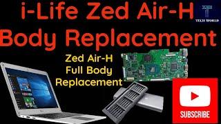 i-life ZED AIR H ll 14 Inch Laptop ll Full  Body Replacement ll zed air laptop review #youtube