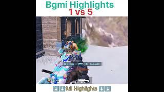 1vs 5 Bgmi Highlights #pubg #bgmihighlights #pubgmobile #mobilegame #gaming #bgmi @56