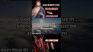  God Wants You To Be Silent Quotes