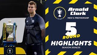 HIGHLIGHTS | Arnold Clark Men's Premiership 2024/25 | Round 5