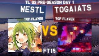 TETR.IO - Westl (Top Player) vs. Togaiats (Top Player) - TETR.IO High Level Replays