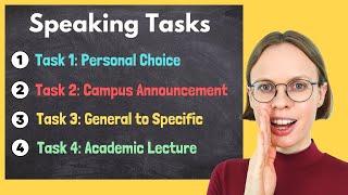 TOEFL Speaking - Tasks and Strategies for a High Score