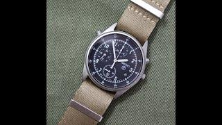 1994 1995 Seiko Gen 2 Military chronograph men's watch, reference 7T27-7A20