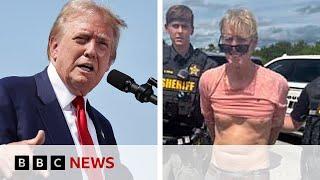 Donald Trump speaks about assumed assassination attempt | BBC News