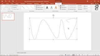 Draw a Curve in PowerPoint