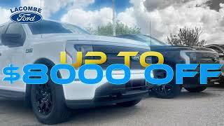 BACK IN STOCK!! F-150 Lightning Available At Lacombe Ford - up to $8000 OFF!