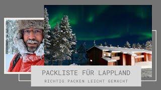 Winterurlaub in Lappland - Packliste für den Winter in Finnland, Norwegen und Schweden