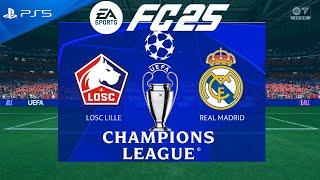 FC 25 Lille vs Real Madrid | Champions League 2024/25 | PS5