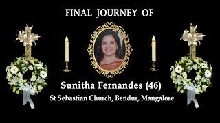 Final Journey of Sunitha Fernandes (46)│ St Sebastian Church, Bendur, Mangalore