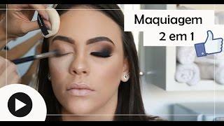 Maquiagem completa 2 em 1| Passo a passo MakeUp completa